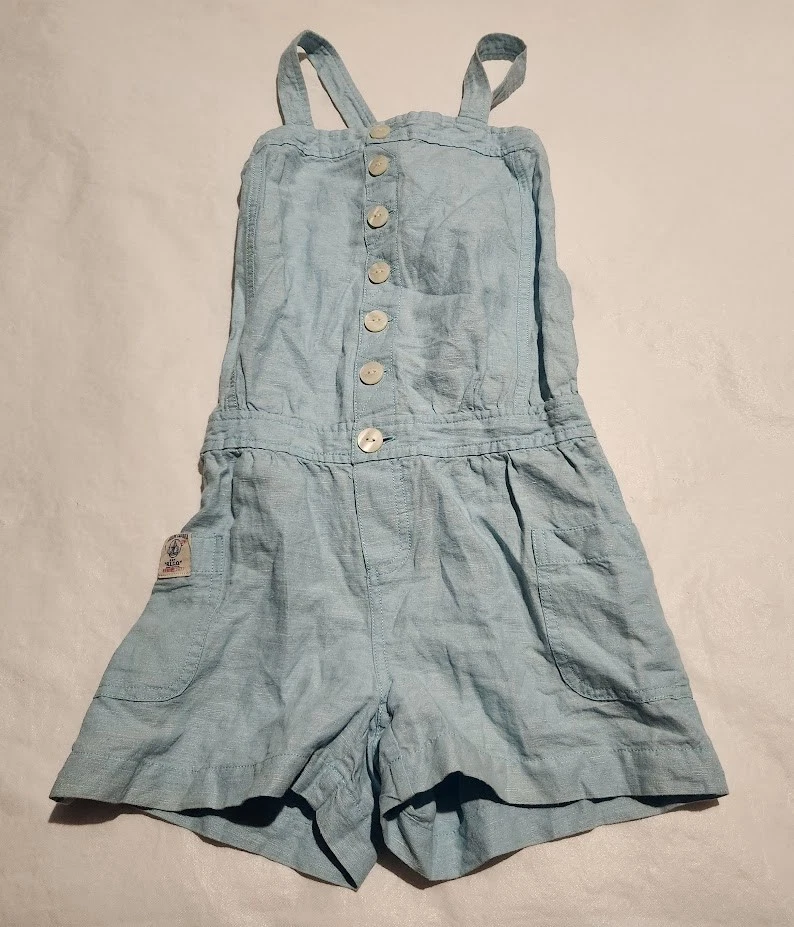 Nuevo con etiquetas Mameluco Ralph Lauiren Azul Sin Mangas 1 pieza 7 Niñas Foto 1 de 1