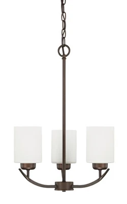 Candelabro de pilar Capital Lighting 415231-338 bronce Dixon 3 luces 18" W Foto 1 de 4