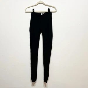 Toteme Corcho Elastizado Jersey Tejido Cintura Alta Ajustado Hasta el Tobillo Leggings Pantalones - Imagen 1 de 4
