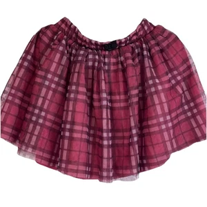 Disney Clásico Mickey y Amigos Borgoña Tutú Escocés Niña Falda 3T Otoño Informal - Imagen 1 de 9