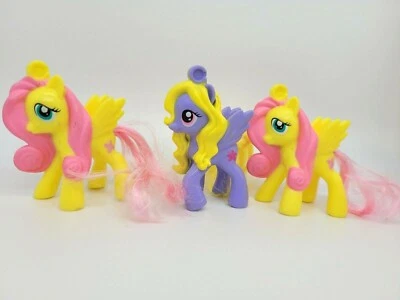 2012 MLP Happy Meal lot Lily Blossom #6 Fluttershy #4 McDonalds My Little Pony  - Image 1 of 4