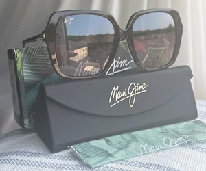 Maui Jim Pool Side 838 10 Tortoise Gold Frame + Maui Rise Polarized Sunglasses - Picture 1 of 6