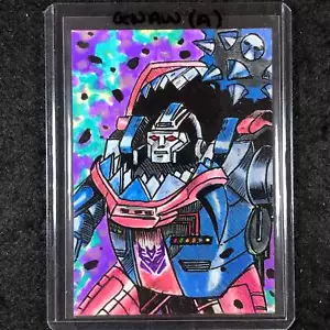 2024 Transformers 40th Anniversary GNAW (A) Artist Sketch 1/1 MICHAEL VENZON - Picture 1 of 1