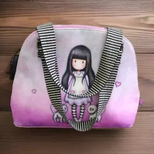 Santoro London Gorjus Large Pink Handbag Girl And 2 Cats - Picture 1 of 8