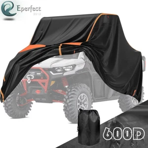 UTV Cover 2-3 Seater Heavy Duty Waterproof for Polaris Ranger Kawasaki Can Am - Imagen 1 de 10