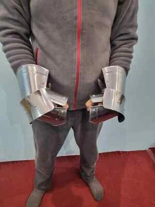 Guanteletes de caballero medieval guantes góticos SCA cosplay mejor regalo de Halloween - Imagen 1 de 4