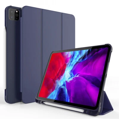 PU Leather Smart Case with Pencil Holder For iPad Pro 11 Air 5/4/3 10th 9th 8th - Image 1 of 4