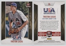 2015 Panini USA Baseball Box Set 15U National Team Triston Casas #54