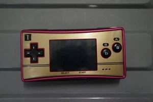 game boy micro FAMICOM ANNIVERSARY COLOR - NEW BUTTONS NEW SHELL NEW FACE PLATE - Picture 1 of 5
