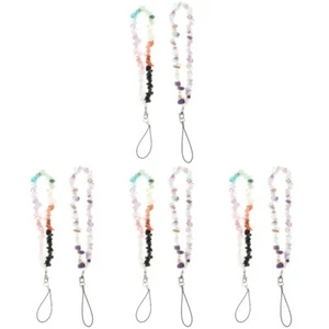 4 Count Amethyst Decoration -lost Strap Delicate Lanyard - Zdjęcie 1 z 12