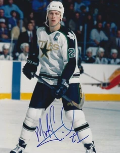 Signed  8x10 MARK TINORDI  Dallas Stars Autographed Photo - COA - Picture 1 of 1