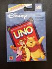 Disney Winnie The Pooh My First UNO King Size Card Game Mattel Ages 3 +