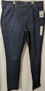 Levis Signature Gold Totally Shaping High Rise Skinny Jeans 20L 20 Long Tall - Picture 1 of 10