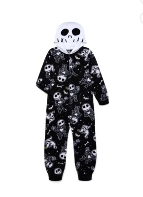 Disney Pesadilla antes de Navidad Jack Skellington Pijama Union Traje Mediano Foto 1 de 3
