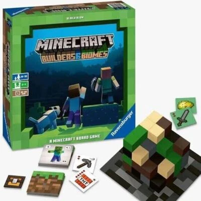 Minecraft Builders & Biomes Board Game (26132) Ravensburger - Image 1 of 4