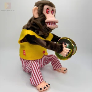 YAMANI Jolly Chimp Monkey Toy Cymbal Playing Musical Retro Vintage Doll Japan - Picture 1 of 23