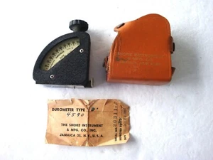 1957 Shore Instruments MFG Co Tipo D Durómetro Herramienta de medición de dureza y estuche - Imagen 1 de 8