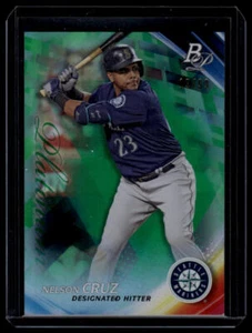 2017 Bowman Platinum Nelson Cruz #29 Green 19/99 - Picture 1 of 2