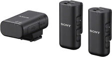 Sony ECM-W3 2-Person Dual-Channel Black Wireless Microphone System