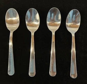 Lot of 4 IKEA DRAGON 7.5" Stainless Flatware 22185 Dinner Table Spoons - Picture 1 of 4
