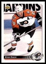 1992-93 Upper Deck Kevin Dineen Philadelphia Flyers #256