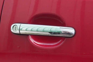 Auto Clover Chrome Door Handle Trim for Seat Ibiza MK 4 Polo MK 5 Skoda Fabia - Picture 1 of 9