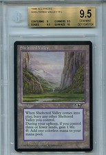 MTG Sheltered Valley BGS 9.5 Gem Mint Alliances Magic Card Amricons 5104