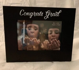 Graduation Picture Frame Congrats Grad 4”x6” New Free Shipping - Picture 1 of 2