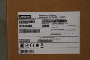 Lenovo ThinkSystem Emulex OCe14104B-NX - PCIe 3.0 - 10 Gigabit SFP+ x 4 rete - Foto 1 di 1
