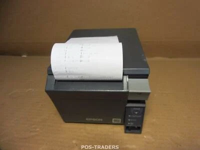 Epson TM-T70II M296A USB Thermal POS 80mm Receipt Printer Black VERY BAD PRINTS - Bild 1 von 4