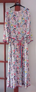 BODEN midi dress plus size 22 long BNWT adora floral belted smart occasion work - Picture 1 of 9
