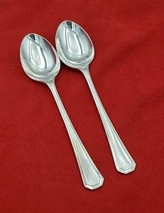 2 cucharaditas de plata Grecian Sheffield #10974 - Imagen 1 de 6