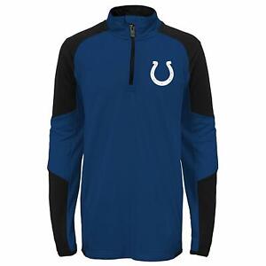 Outerstuff NFL Football Youth Boys Indianapolis Colts 1/4 Zip Performance Top