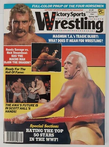 Victory Sports Wrestling Magazine Spring 1987 Hulk Hogan Magnum TA WWF PWI PRO - Picture 1 of 2