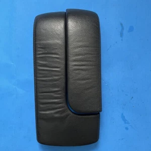 03-06 Mercedes W220 S55 AMG S500 Front Center Console Armrest Arm Rest Black OEM - Picture 1 of 9