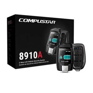 Compustar CS8910-A 2-Way LCD Q9 FM Vehicle Security System Bundle - Picture 1 of 1