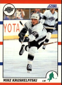 1990-91 Score Hockey #227 Mike Krushelnyski