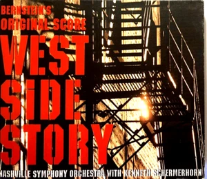 WEST SIDE STORY - NASHVILLE SYMPHONY ORCHESTRA, KENNETH SCHERMERHORN, CD, 23 TRA - Picture 1 of 3