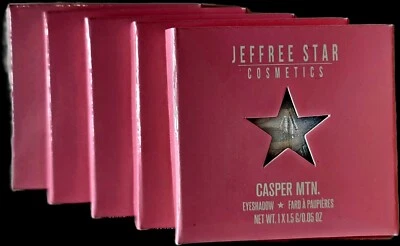 5x Jeffree Star Eyeshadow Lidschatten Casper Mtn. Light Blue Metallic 5 x 1,5 gr - Bild 1 von 2