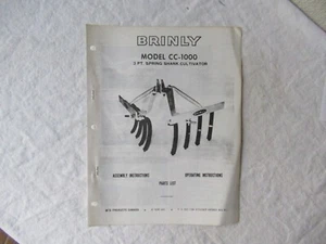 Manual de instrucciones del operador del cultivador Brinly CC-1000 - Imagen 1 de 3