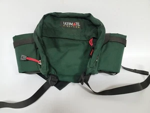 Ultimate Torsopacs Green Waist Fanny Pack Dual Bottle Holder Lumbar Hiking Bag - Picture 1 of 7