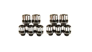 7/16" BILLET SHORT SHANK LUG NUT, OPEN END (10 PACK) BLACK - Picture 1 of 1