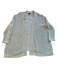 Lane Bryant Strickjacke Pullover offen Strick blau langarm Gr. 22/24 - Bild 1 von 3