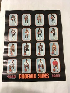 Póster del equipo de jugadores y entrenadores de colección NBA PHOENIX SUNS 1982-1983 - Imagen 1 de 10