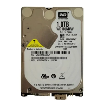 Western Digital 1TB WD10JMVW-11S5XS1 USB 3.0 Portable External HDD Hard Drive - Image 1 of 3