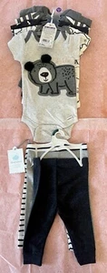 Baby Clothing Bundle 0-3 Months Body Suits Pack Of 5- Pants 3 Pack NEW! - Picture 1 of 8