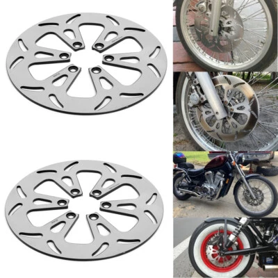 Conjunto completo sólido de rotores de disco de freio para SUZUKI VS1400 Intruder 1400 VS1400GLP 87-09 - Imagem 1 de 4