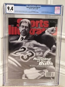 Michael Jordan Phil Jackson 1996 SPORTS ILLUSTRATED NEWSSTAND CGC 9.4 Chicago - Picture 1 of 2