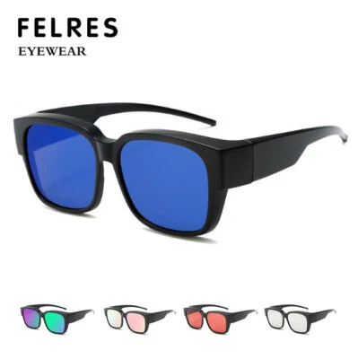 Мужчины женщин подходят над надежном вокруг очки поляризованные солнцезащитные очки вождения очки - Изображение 1 из 4