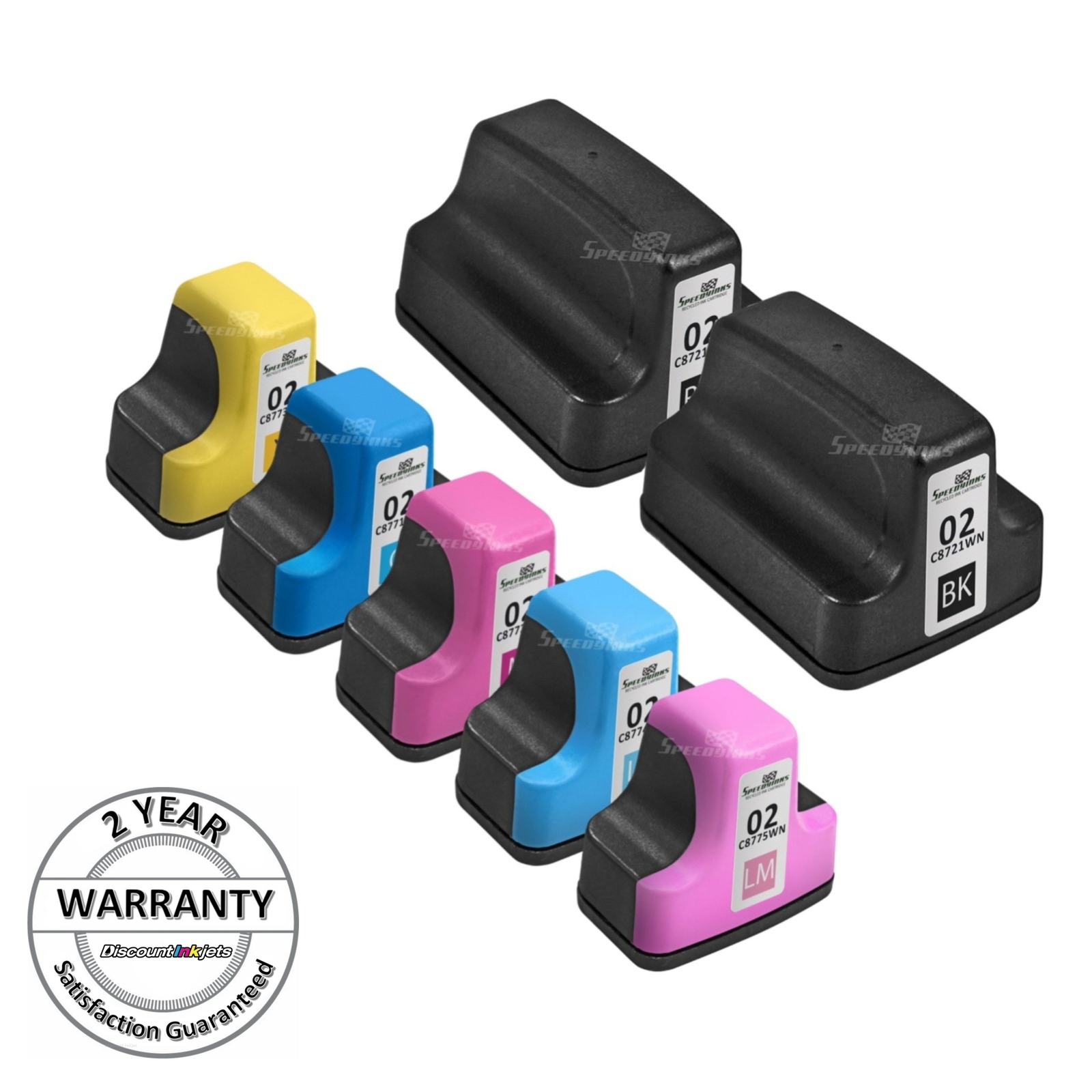 COLOR Ink Cartridge for HP02 HP 02 
